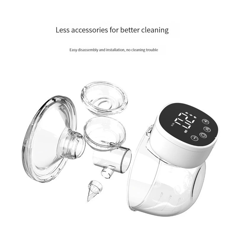 Portable, Wearable, Hands-Free Electric Breast Pumps Silent Comfort Breast Milk Extractor Collector Bpa-Free